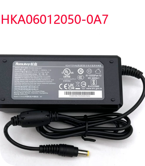 *Brand NEW*Huntkey HKA06012050-7F 0A7(7C) 12V5A 60W Power Adapter Industrial Grade for A